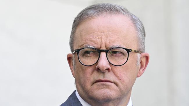 The Prime Minister, Anthony Albanese, said he believed it to be an act of terrorism. Picture: NewsWire / Martin Ollman