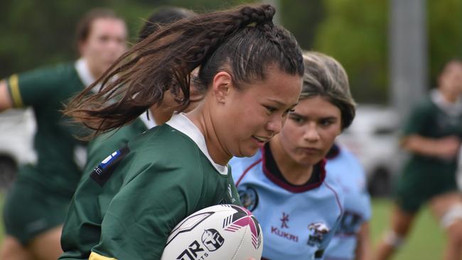 Premier Womens rugby between Wests and Norths. Saturday April 1, 2023. Picture: Nick Tucker.