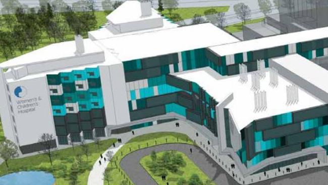 Plans for the new Women’s and Children’s Hospital next to the new RAH, from 2013. Source: SA Government