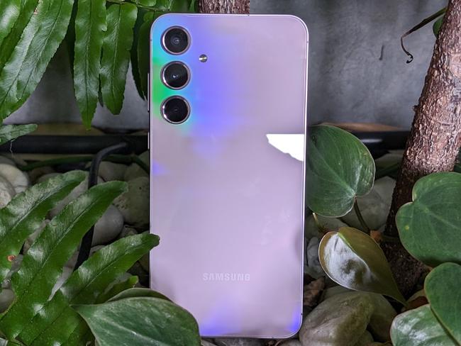 Samsung Galaxy A55. Picture: Lauren Chaplin.