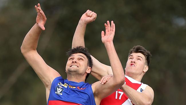 Brandyn Grenfell playing for Marong in 2022. Picture Yuri Kouzmin
