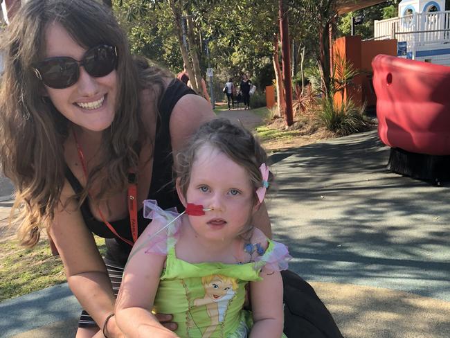 Annabelle Potts with her mum Kathie. Picture: Supplied