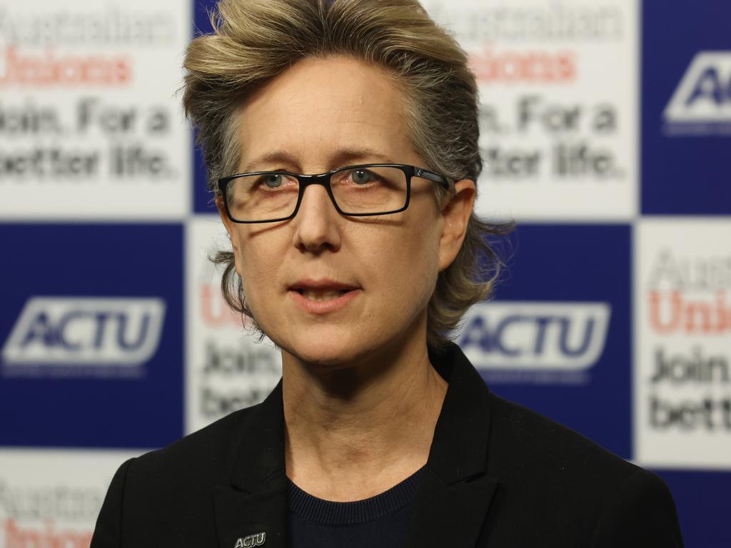 ACTU secretary Sally McManus says the federal government needs to come up with new ways of targeting inflation. Picture: Brendan Beckett