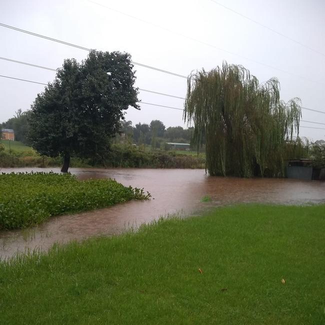 Flooding has begun in Cecil Park in Sydney's southwest.