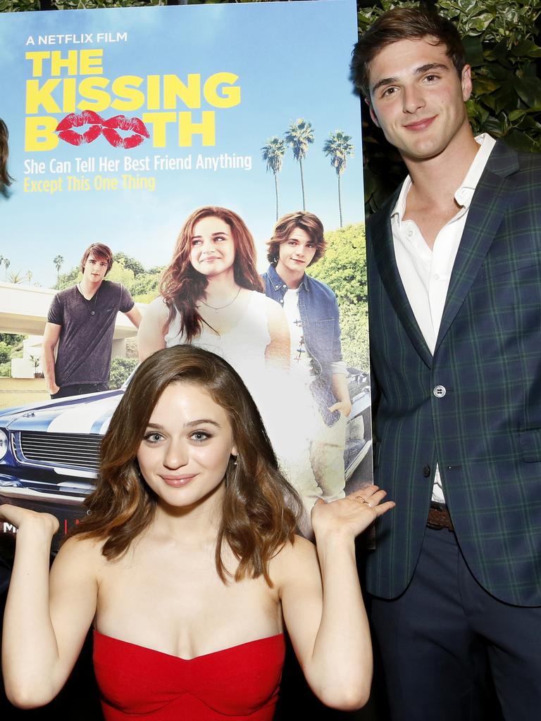 Jacob Elordi and Joey King starred in 'The Kissing Booth' together. Picture: Rachel Murray/Getty Images for Netflix