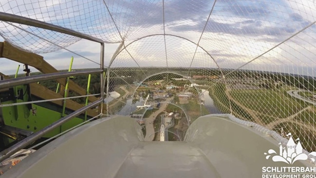 The view from the top of Verruckt is both scary and awesome.