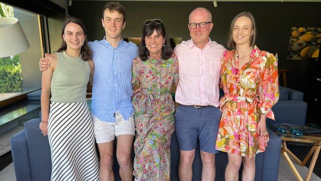 Charlotte, Will, Susanna, Tim and Bec Proudman. Picture: Supplied