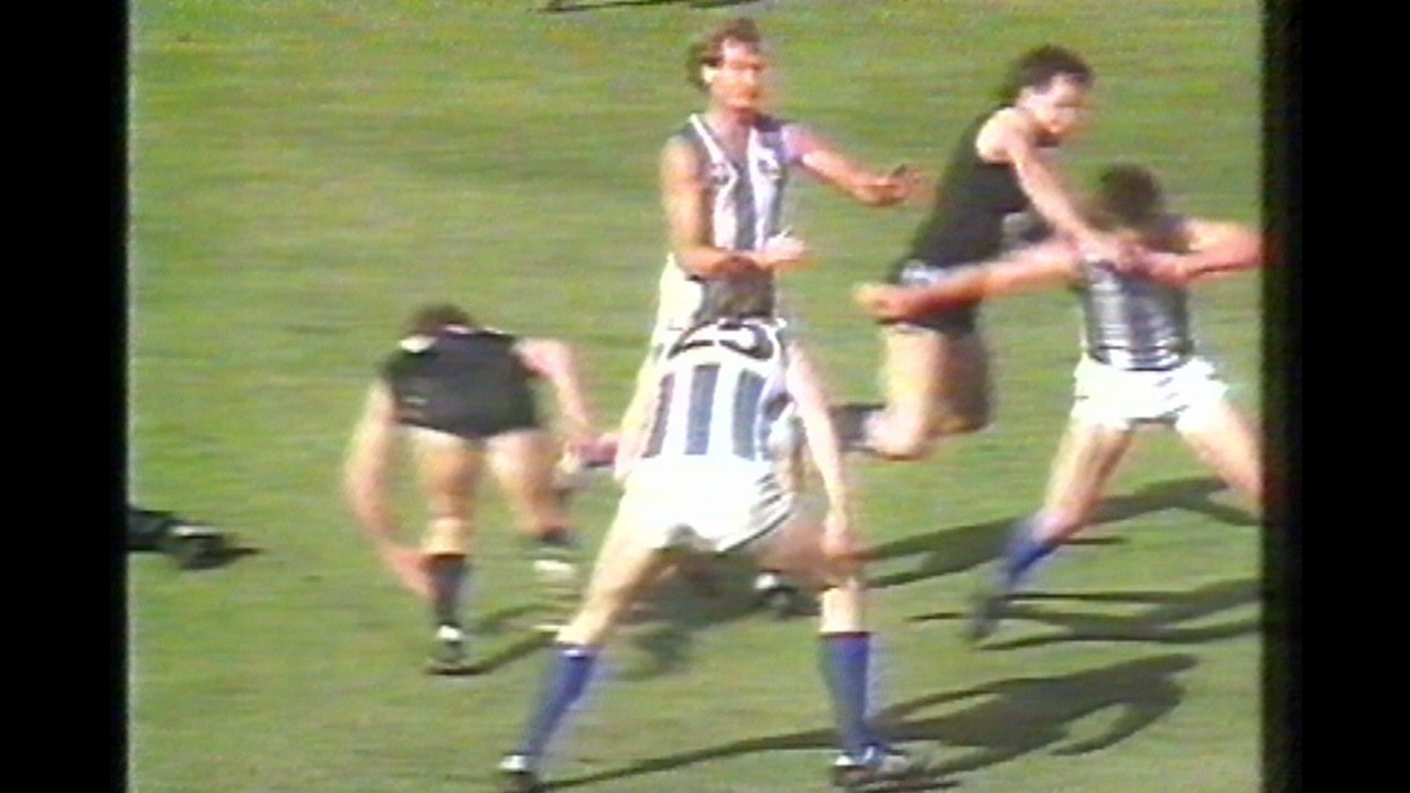 One of football’s darkest days took place in a 1987 international friendly between Carlton and North Melbourne in London.