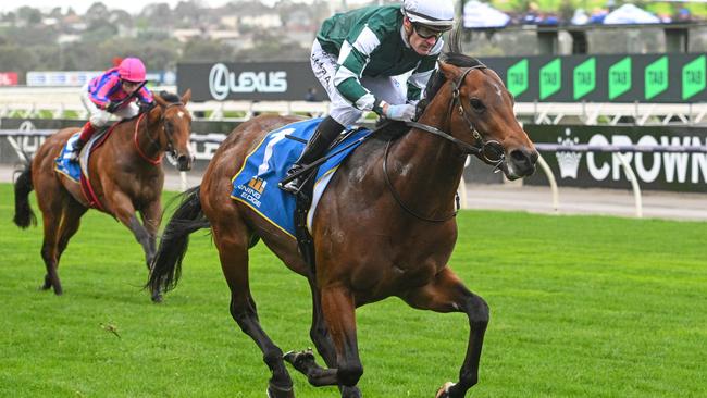 Growing Empire is the second favourite in early all-in betting on Saturday’s Group 1 Lightning Stakes at Flemington. Picture: Getty Images