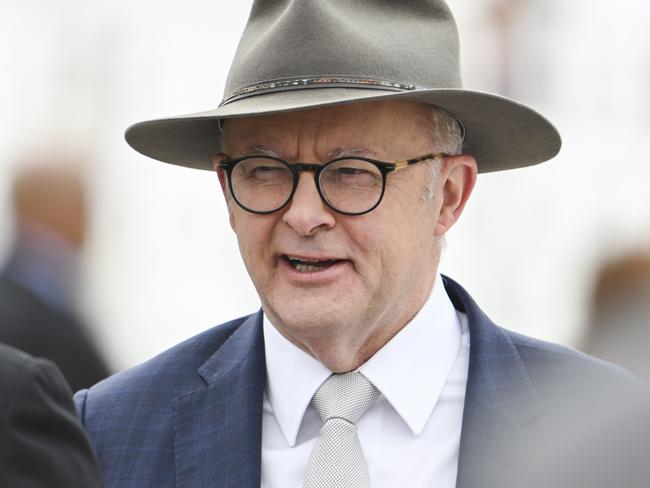 CANBERRA, AUSTRALIA  - NewsWire Photos - November 11, 2024: Prime Minister Anthony Albanese attends the 2024 Remembrance Day National Ceremony at the Australian War Memorial in Canberra. Picture: NewsWire / Martin Ollman