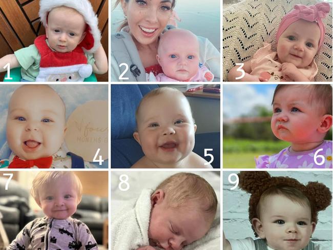 Queensland's cutest baby 2023 – Moreton Bay nominations.