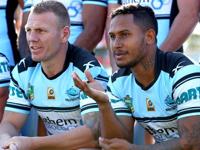 Sharks backrower Luke Lewis will play first grand final in 13 years. Picture: Gregg Porteous
