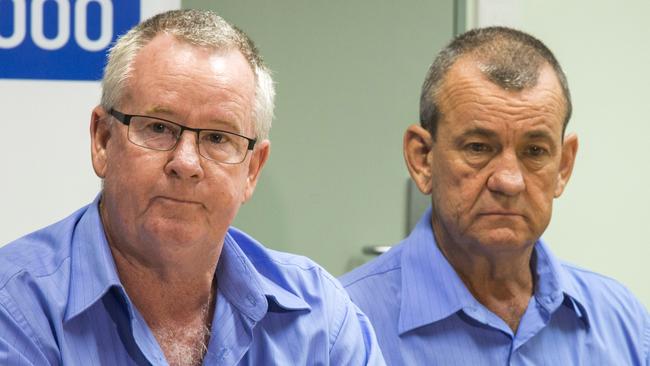 Marilyn Wallman’s brothers Rex and David have never given up on finding out what happened to their sister. Picture: Daryl Wright