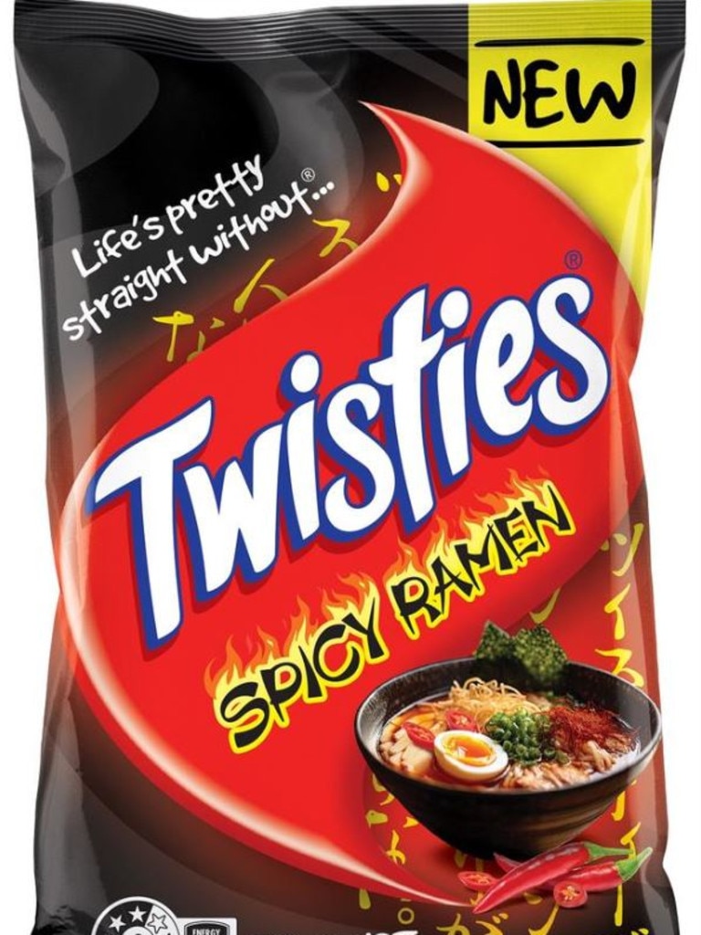 Twisties Caviar comes after the brand released a Spicy Ramen edition in May. Picture: Supplied