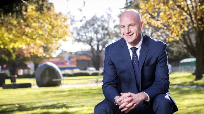 Tasmanian Premier Peter Gutwein, in Launceston. Picture: Chris Kidd