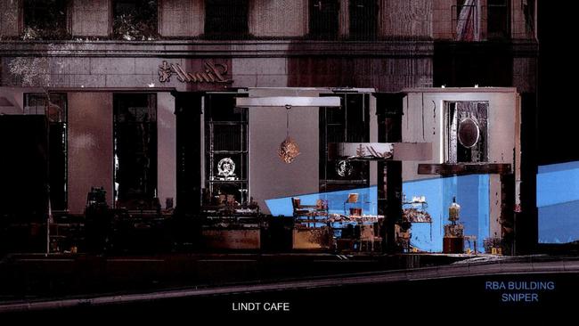 RBA building sniper’s range into cafe.