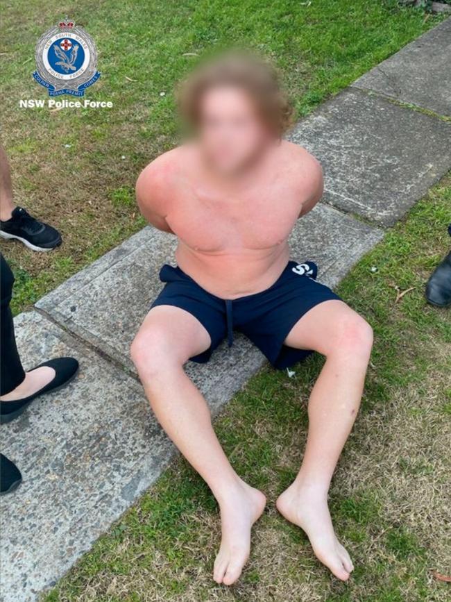 Clayton Cooper was allegedly found hiding under a bed at a Doonside home after a week-long police investigation. Picture: NSW Police