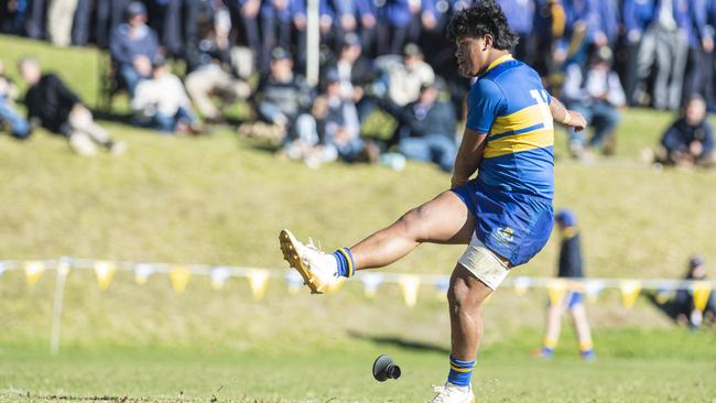 Rhymen Tusi of Toowoomba Grammar School’s 1st XV.