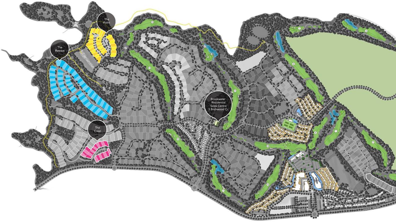 Brookwater Residential's master plan.