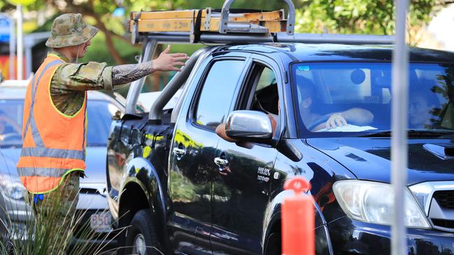 The army is being deployed in Victoria to back up local authorities. Picture: Scott Powick