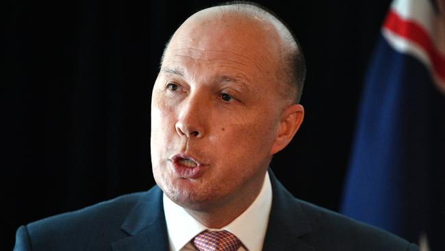 Home Affairs Minister Peter Dutton. Picture: AAP