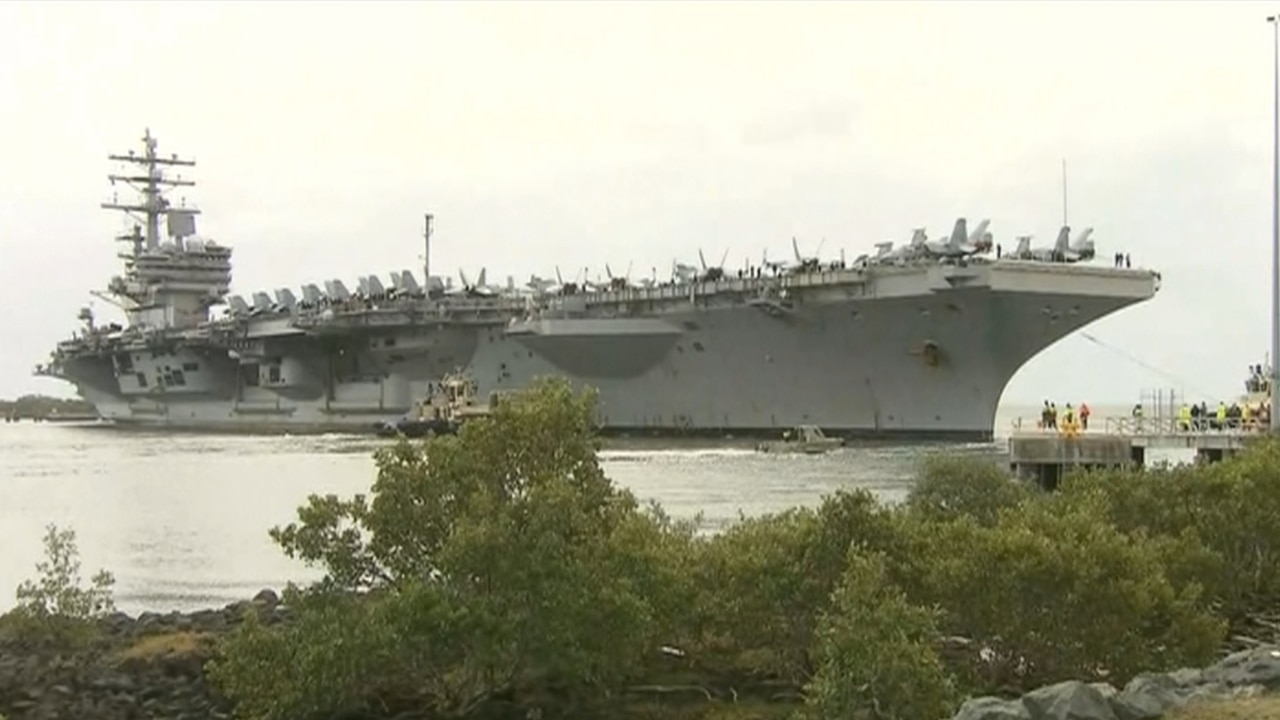 US warship lands in Brisbane ahead of military exercises