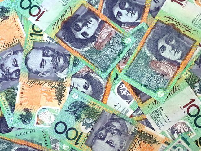 FEDERAL BUDGET 2024: AUSTRALIA - NewsWire Photos - General view editorial generic stock photo of Australian cash money currency. Picture: NCA NewsWire / Nicholas Eagar