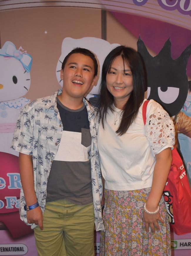 Aoi Knutsen and Zander Knutsen at Hello Kitty’s Symphony Concert in Brisbane, Australia. Photos: Georgie Walker.