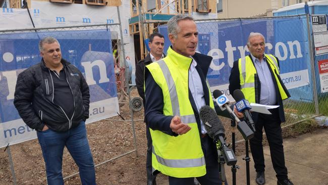 Metricon acting chief executive Peter Langfelder. Picture: Kiel Egging