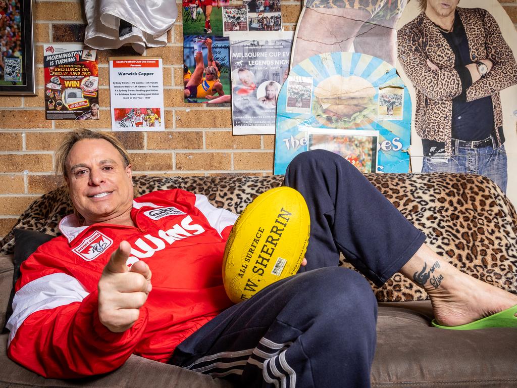 Never lost for words, Capper has plenty to say about this weekend’s grand final. Picture: Jake Nowakowski