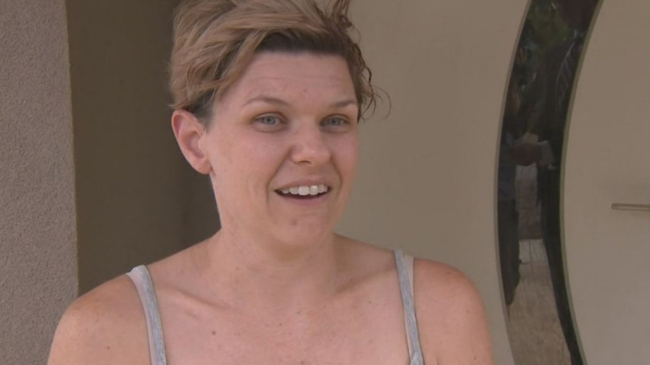 Perth mother-of-two Kristy Dunlop was allegedly attacked in her home in the city's east by an alleged burglar on Friday night. Picture: 9News