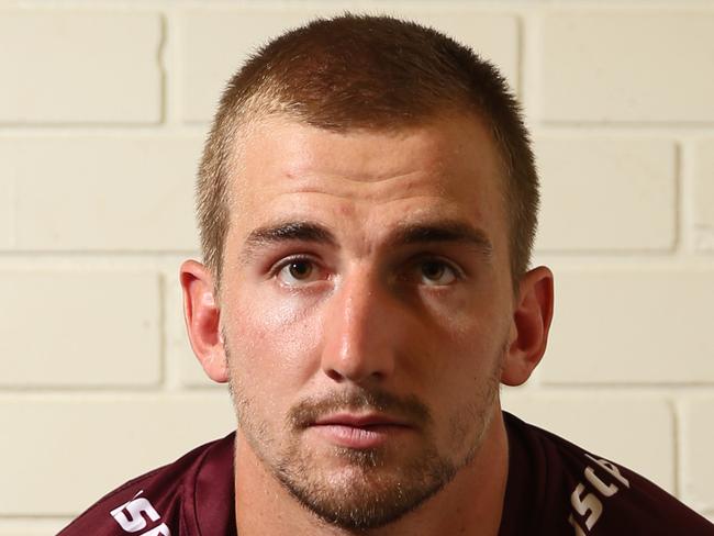 Pictured at Lottoland in Brookvale is Manly Sea Eagles NRL player Lachlan Croker ahead of the start of the 2018 season.Picture: Richard Dobson