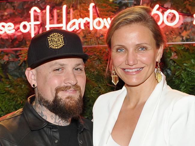 LOS ANGELES, CA - JUNE 02: Guitarist Benji Madden and actress Cameron Diaz attend House of Harlow 1960 x REVOLVE on June 2, 2016 in Los Angeles, California. (Photo by Donato Sardella/Getty Images for REVOLVE)