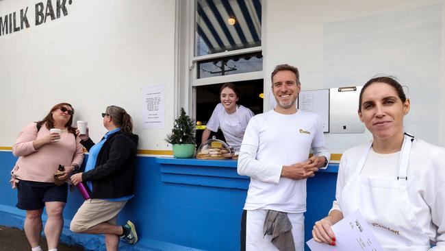 Brother and sister James and Cat Laskie own the cafe Barton Milk Bar in Hawthorn. Picture: Ian Currie