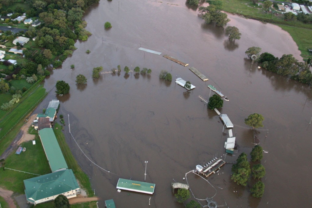 Aerials Of Warwick Flooding | The Courier Mail