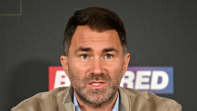 Opetaia’s promoter Eddie Hearn has taken aim at the IBF over the title spat.