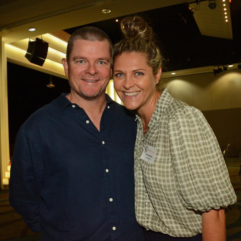 Andrew Growcott and Ellen Coventry at GC Academy of Sport Awards night at Southport Sharks, Parkwood. Pic: Regina King.