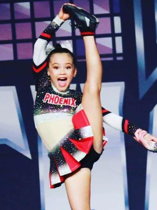 Alexa King from Phoenix Cheer and Dance. Picture: Supplied.