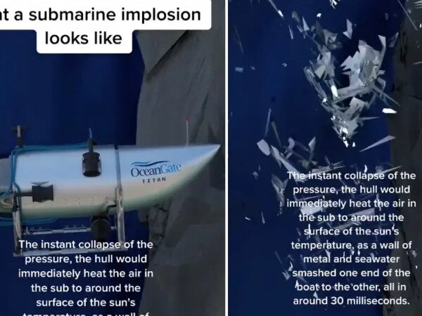 Terrifying TikTok videos depict what may have happened during Titanic sub's 'catastrophic implosion'