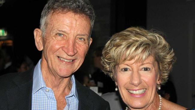 Rod and Jan Forrester at Hall Contracting's 70th birthday celebrations at The Lakehouse, Mountain Creek. Picture: Erle Levey