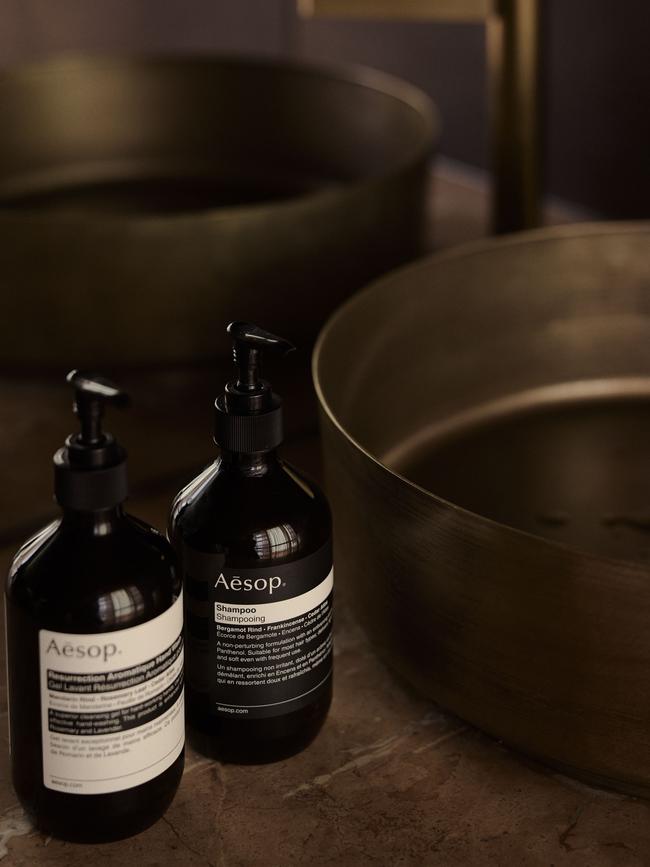 The Aesop products provide a beautiful scent.