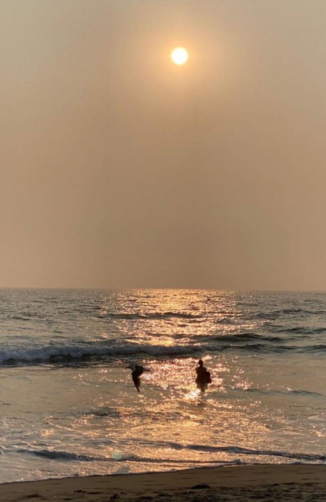 Lara Worthington posted this picture of a beach in Sydney on Monday https://www.instagram.com/p/CKK_4H1s92S/