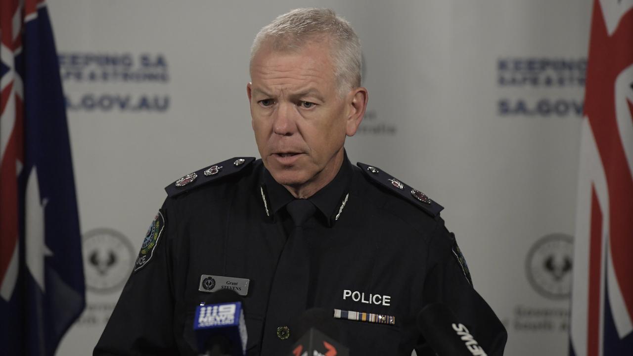 South Australian Police Commisioner Grant Stevens. Picture: NCA NewsWire/Roy VanDerVegt