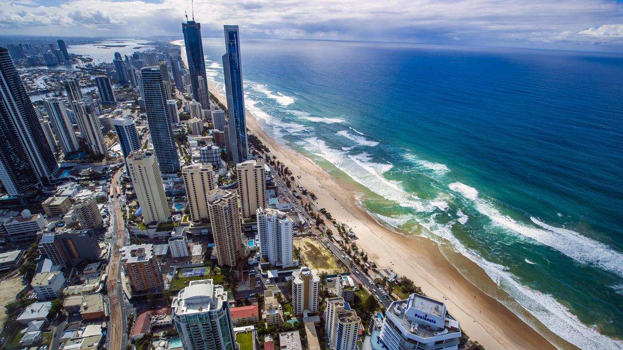 Surfers Paradise was among the top five suburbs on the Gold Coast with overdue rates. Picture: Nigel Hallett