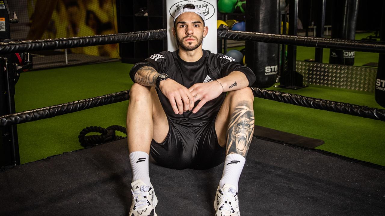 Michael Zerafa, the villain of Australian boxing. Picture: Jake Nowakowski