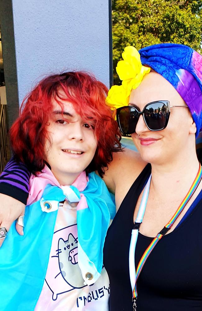 Cairns mum Pip Godridge, 40, children's entertainer, with daughter Zenon, 12.