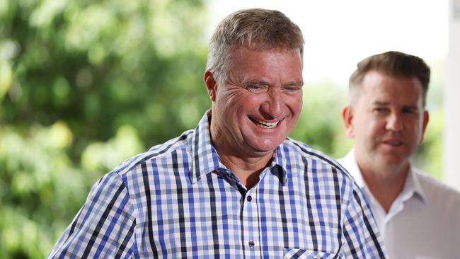 New LNP Member for Ipswich West Darren Zanow after his victory. Picture Lachie Millard