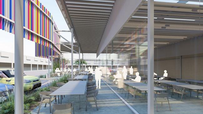 A new dining precinct will soon be open at Rode Rd Shopping Centre. Picture: Supplied