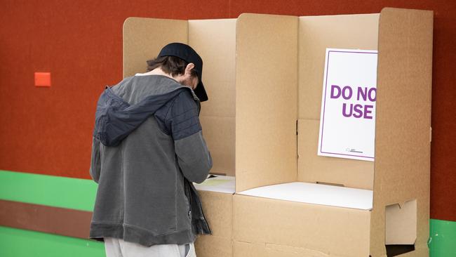 Early voting booths opened in NSW on Saturday, with telephone assisted voting to start from Monday. Picture: Newswire/ Photox – Canberra Photography Services.