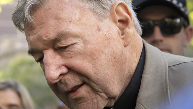 Pell is set to return to court on Thursday for the second day of the appeal hearing. Picture: AP/Andy Brownbill